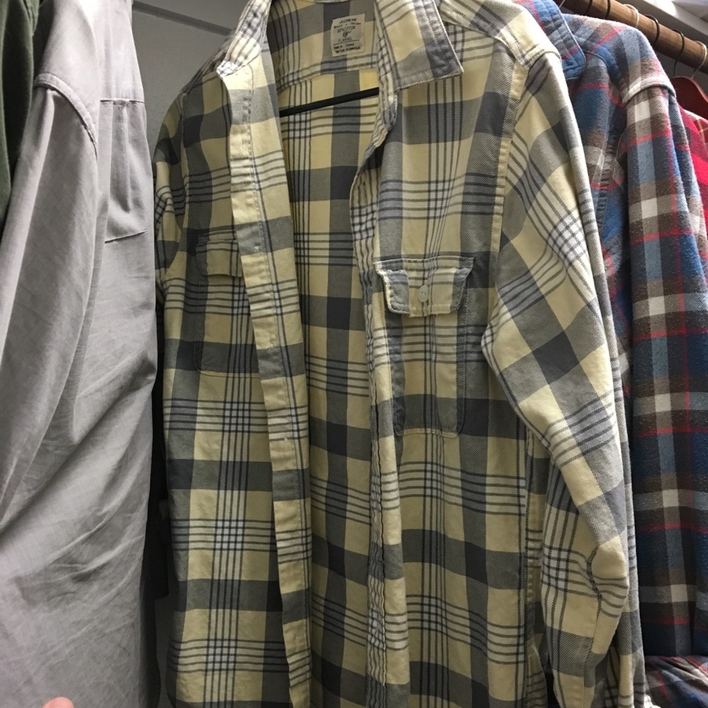 J crew flannel button up